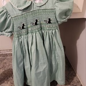 3t skunk smocked dress